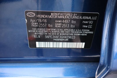 2016 Hyundai Sonata Limited