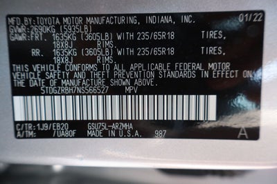 2022 Toyota Highlander XLE