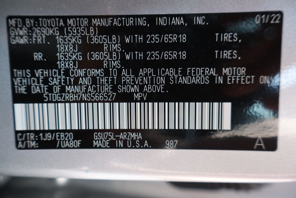 2022 Toyota Highlander XLE