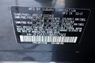 2021 Subaru Forester Premium