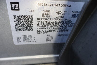 2026 Chevrolet Trax 1RS