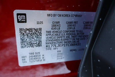 2026 Chevrolet Trax 2RS