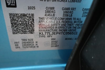 2026 Chevrolet Trax 2RS