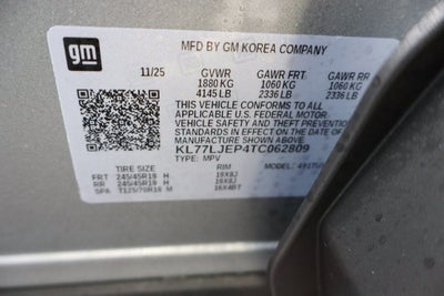 2026 Chevrolet Trax 2RS