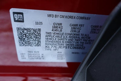 2026 Chevrolet Trax 2RS