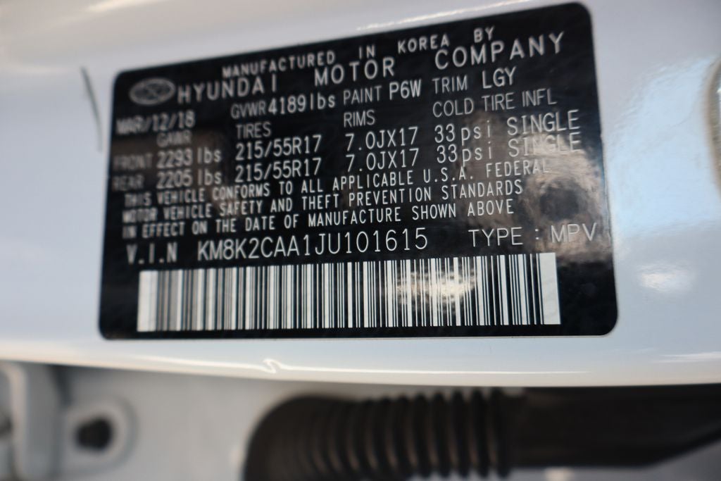 2018 Hyundai Kona SEL