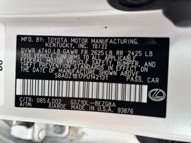 2023 Lexus ES 350