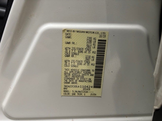 2020 Nissan Murano SL