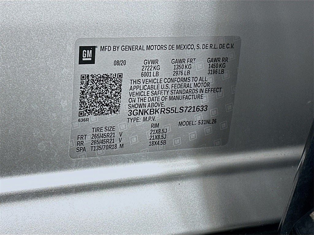 2020 Chevrolet Blazer RS