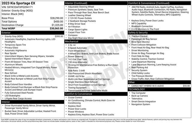 2023 Kia Sportage EX