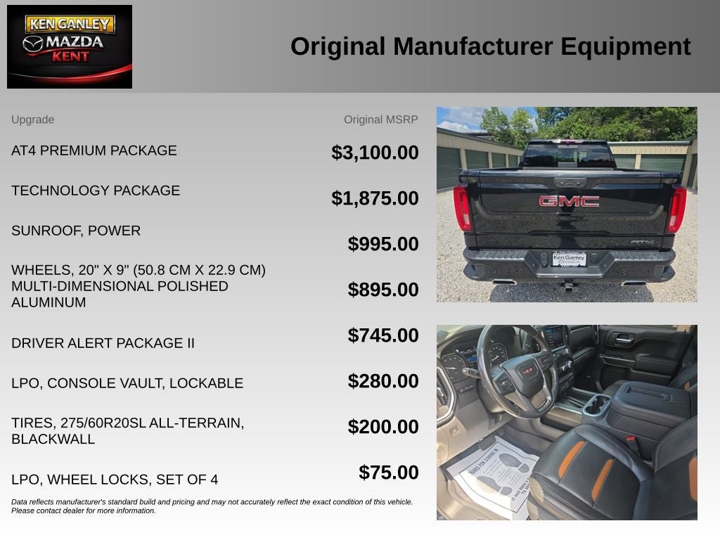 2019 GMC Sierra 1500 AT4