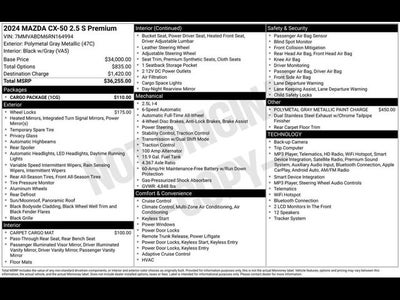 2024 Mazda Mazda CX-50 2.5 S Premium Package